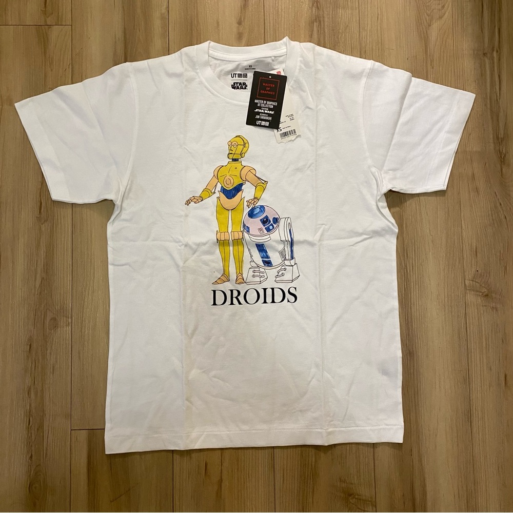 NWT Uniqlo x Disney Star Wars Droids Shirt